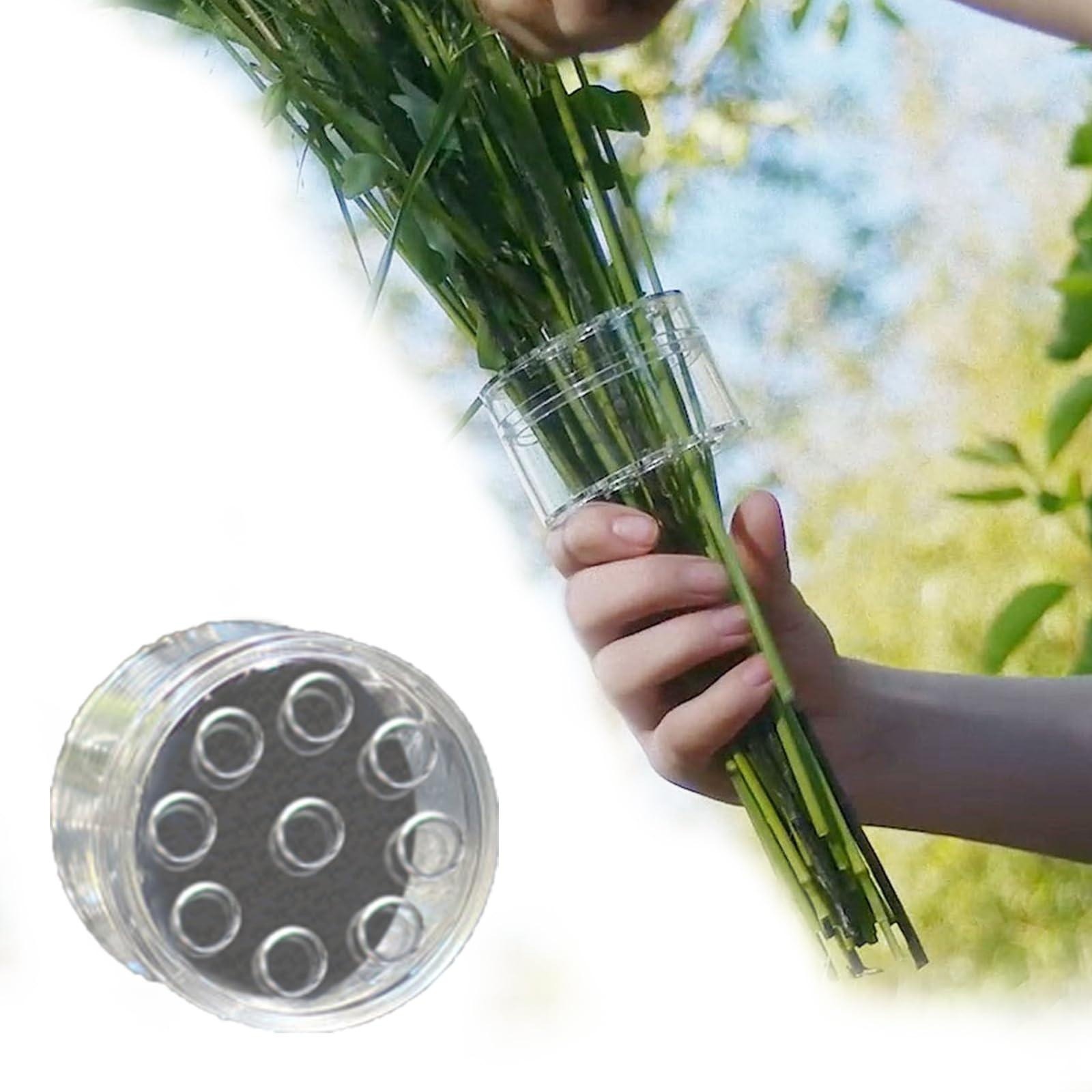 Ikebana Vase Kenzan - Spiralförmiger Ikebana-Stielhalter für Vasen, Spiral-Blumenarrangement DIY