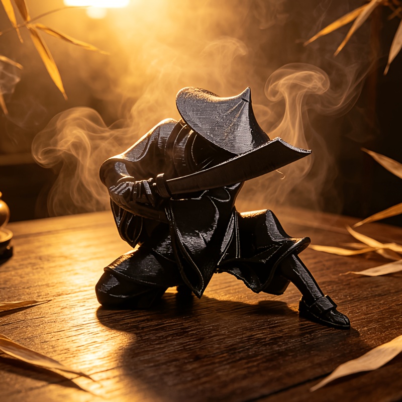 Japan Lifestyle - Japanische Traditionelle Samurai Mini-Skulptur 3D-Druck Antike