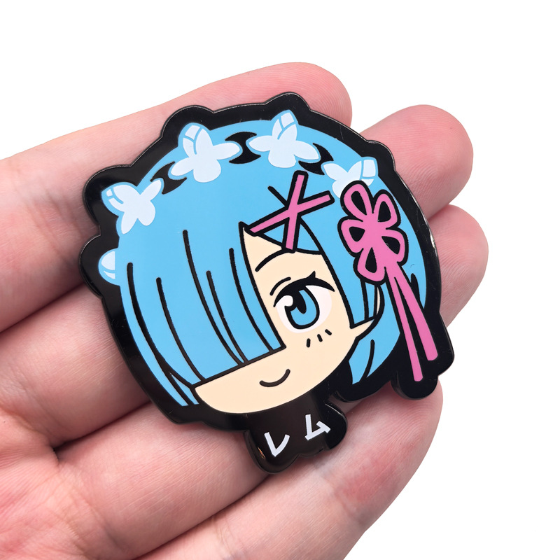 Ram Rem Metallabzeichen Anime  – Japan Lifestyle Bewertung und Preis