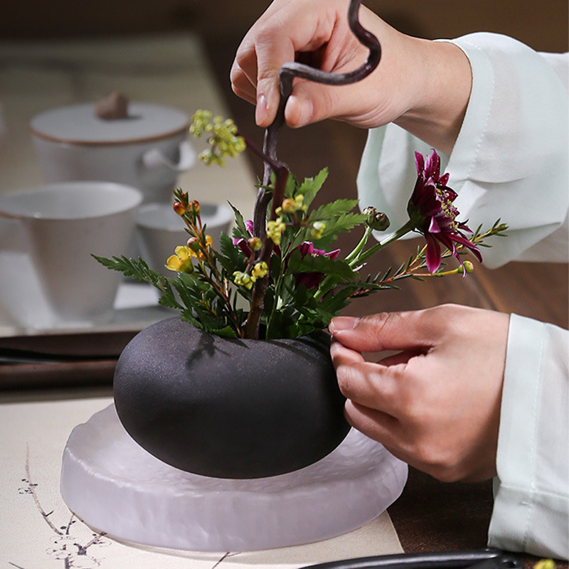Keramik vase im japanischen St – Ikebana Vase Kenzan Bewertung und Preis