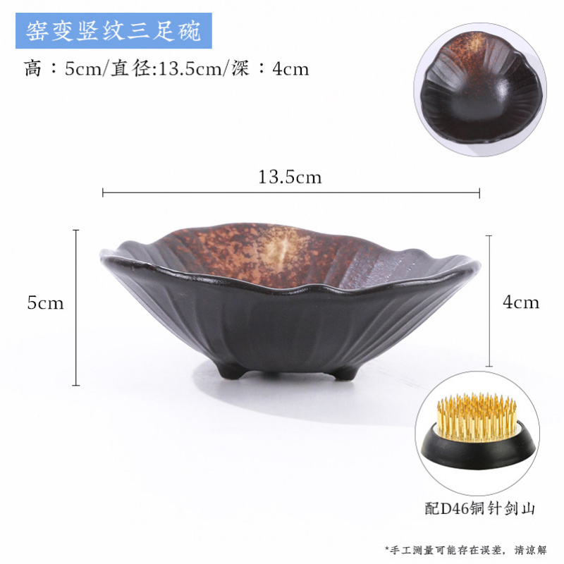 Retro Zen Keramik Dreifußige B – Ikebana Vase Kenzan Bewertung und Preis